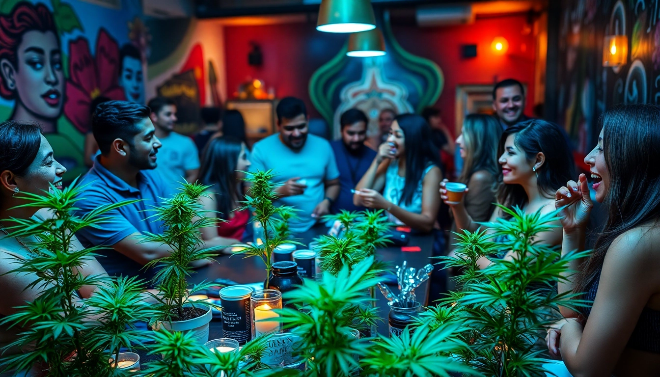 People enjoying a social club Lloret de Mar experience in a vibrant setting.